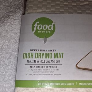 Food Network Reversible Mesh Dish Drying Mat